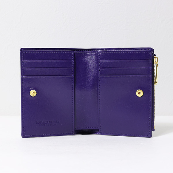 Bottega Veneta Wallet Coin Purse Purple - Picture 4 of 10